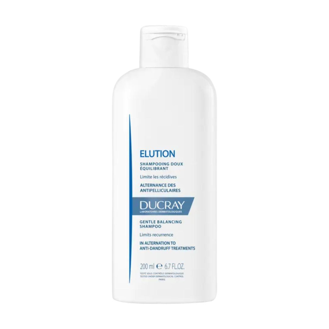 Ducray Elution Gentle Rebalancing Shampoo 200ml | Gentle Daily Scalp Balance