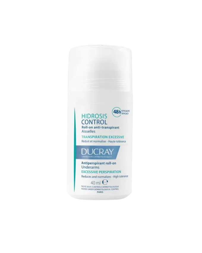 Ducray Hidrosis Control Antiperspirant Roll-On Underarms 40ml | 48-Hour Underarm Control