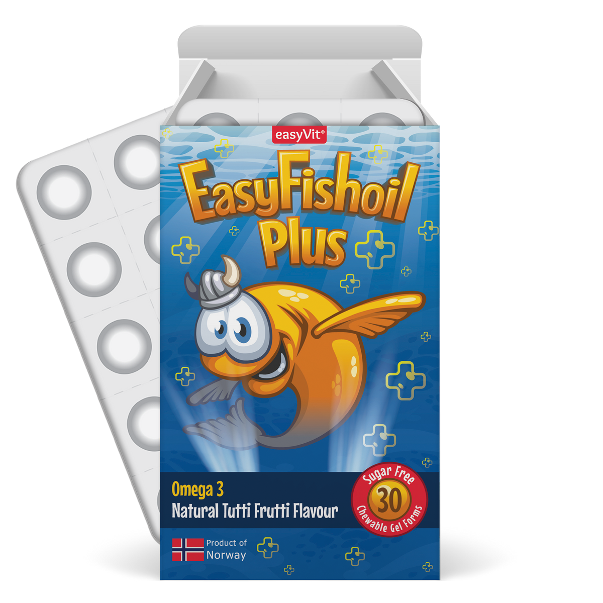 EasyVit EasyFishoil Plus Omega-3 for Children, 30 Gummies