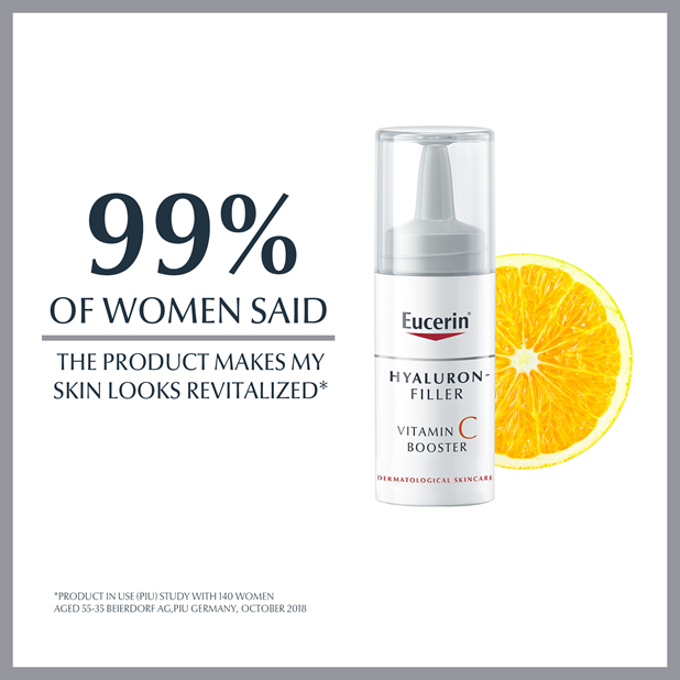 Eucerin Hyaluron-Filler Vitamin C Booster 8ml | 10% Vitamin C for Radiance – product photo
