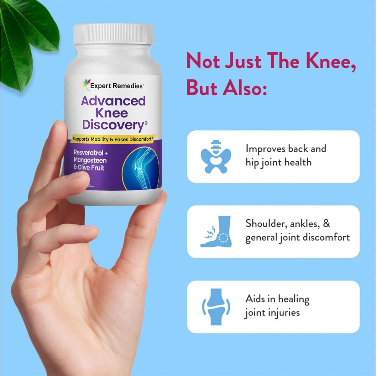 Expert Remedies Advanced Knee Discovery, 120 Capsules – product photo
