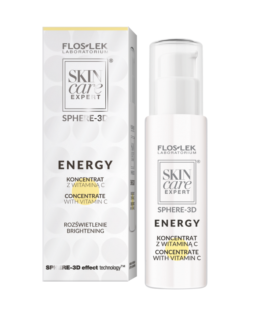 Floslek Skin Care Expert Sphere-3D Energy Concentrate with Vitamin C 30ml | Radiance Vitamin C Concentrate