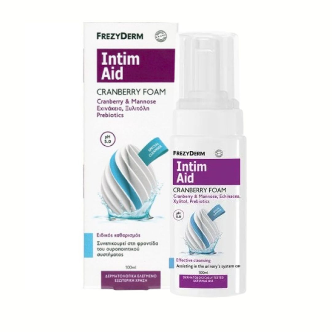 Frezyderm Intim Aid Cranberry Foam pH5 100ml | Cranberry Intimate Foam pH5