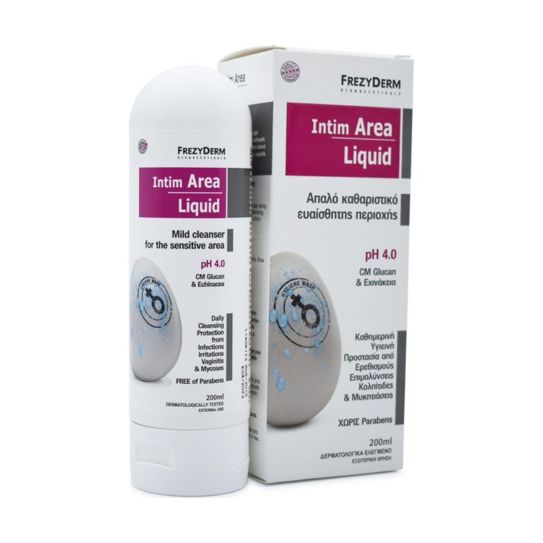 Frezyderm Intim Area Liquid pH4 Wash 200ml | Daily Gentle Intimate Wash