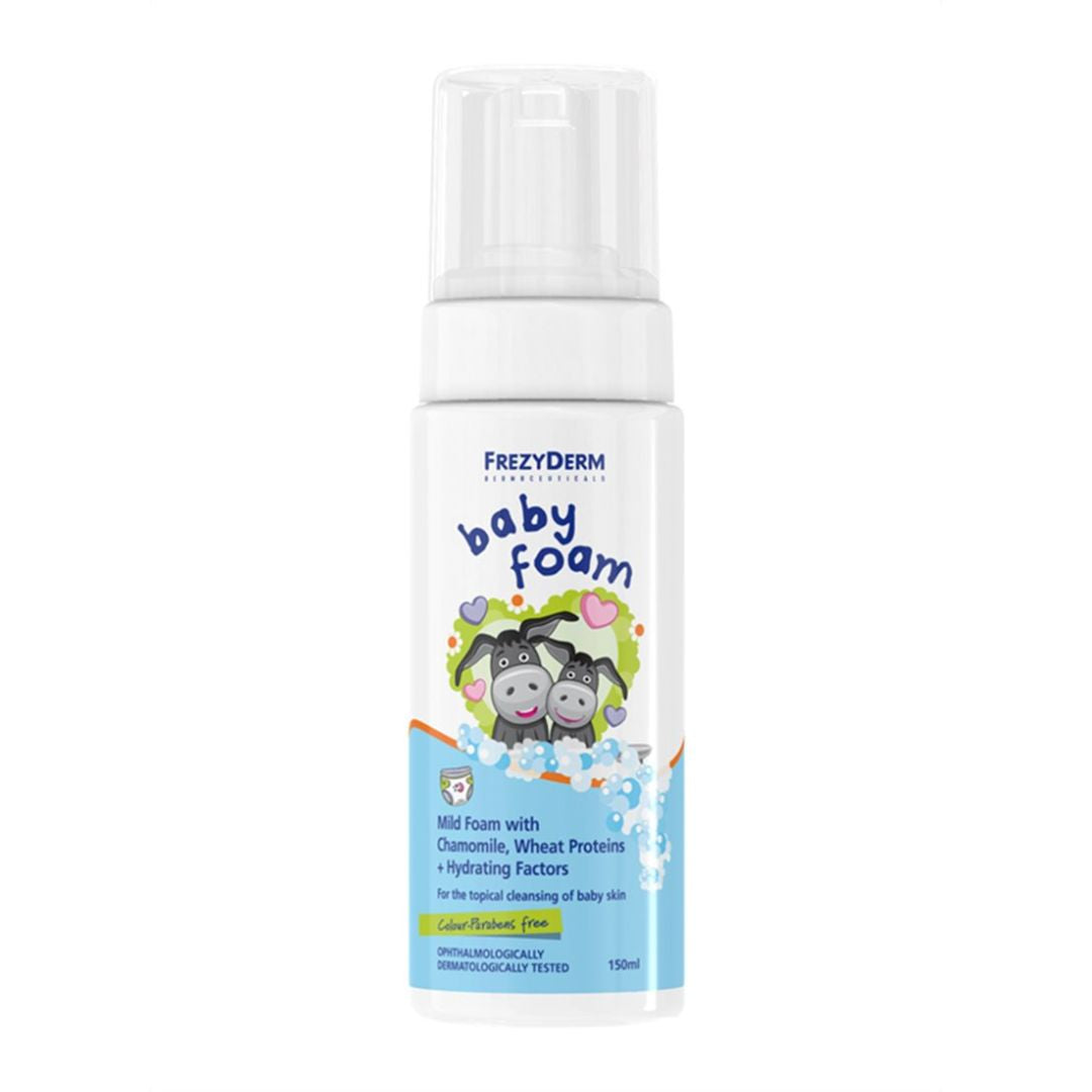Frezyderm Pampering Baby Foam 150ml | Gentle Foam, No Rubbing