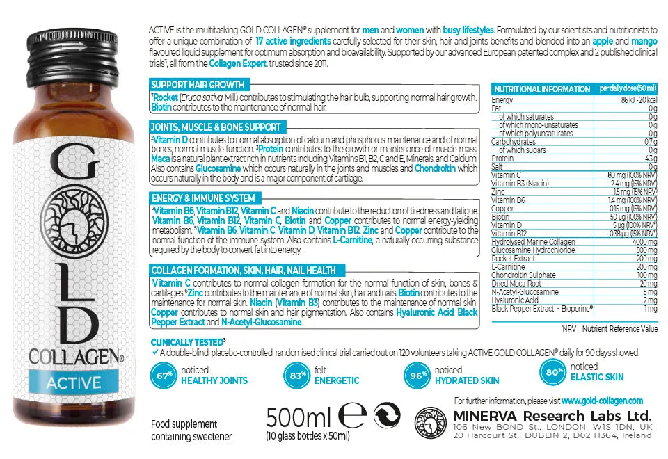 Gold Collagen Active, 10 x 50ml – product photo