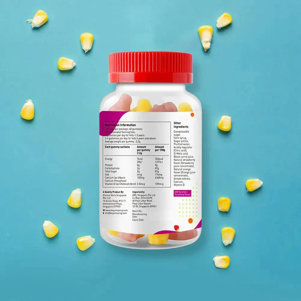 Gumazing Calcium and Vitamin D3, 60 Gummies – product photo