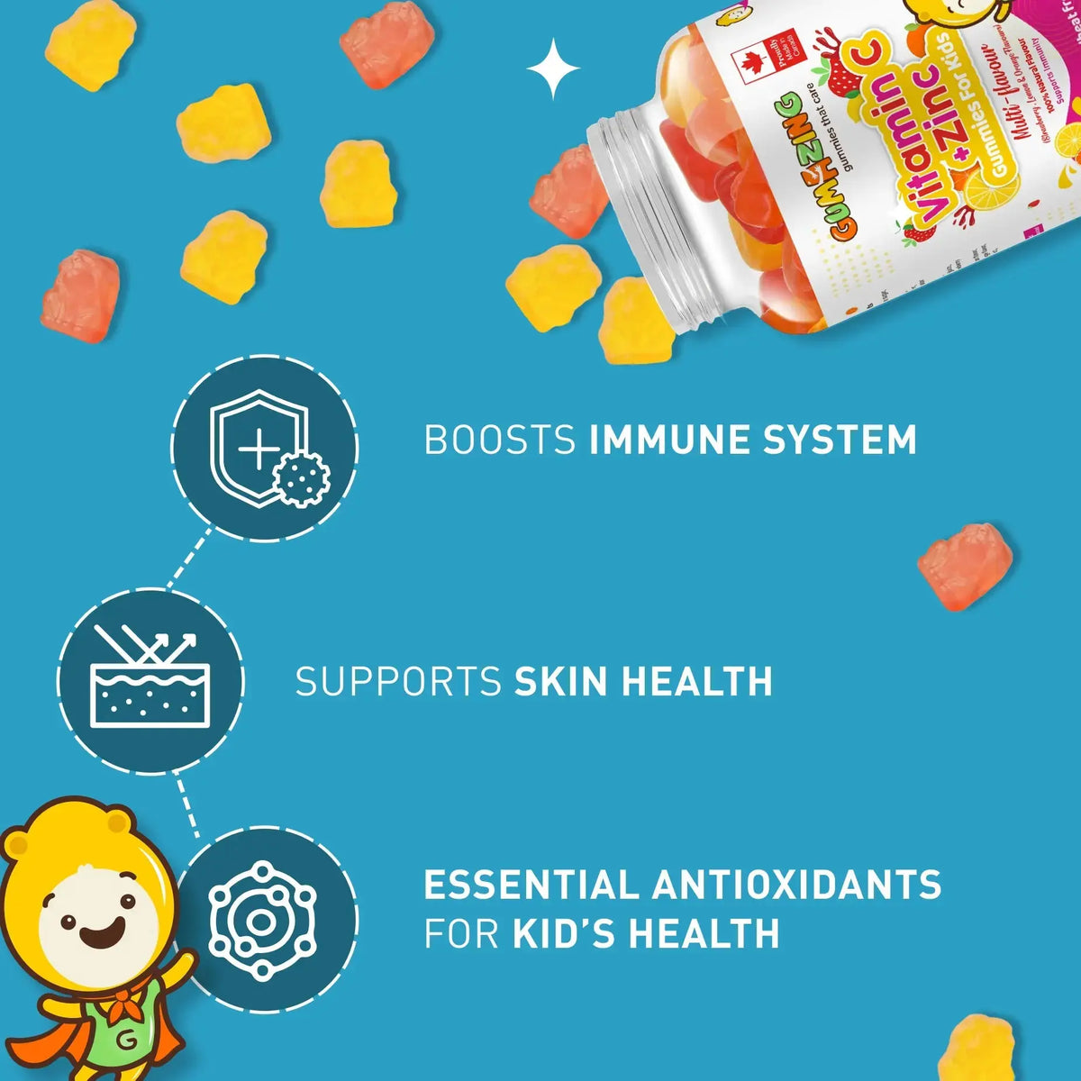 Gumazing Vitamin C and Zinc, 60 Gummies – product photo