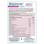 Health Aid Betaimune, 30 Capsules | Vitamins A, C, D, E, Zinc, Selenium & Antioxidant Extracts – product photo