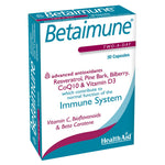 Health Aid Betaimune, 30 Capsules | Vitamins A, C, D, E, Zinc, Selenium & Antioxidant Extracts