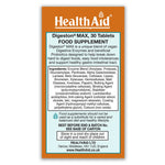 Health Aid Digeston Max, 30 Tablets | Vegan Digestive Enzymes with Probiotic Lactobacillus – product photo