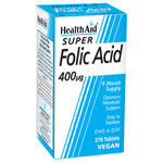 Health Aid Folic Acid 400µg 400 µg, 270 Tablets | Folic Acid for Pregnancy Planning