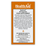 Health Aid Gastone Activated Charcoal, 60 Capsules | Activated Coconut Shell Charcoal – product photo