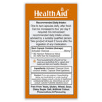 Health Aid Gastone Activated Charcoal, 60 Capsules | Activated Coconut Shell Charcoal – product photo