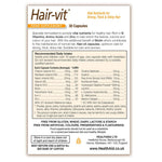 Health Aid Hair-vit, 30 Capsules | Biotin, Zinc & Amino Acid Hair Formula – product photo