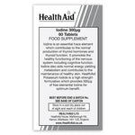 Health Aid Iodine 300µg 300 µg, 60 Tablets | Iodine for Normal Thyroid Function – product photo
