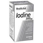 Health Aid Iodine 300µg 300 µg, 60 Tablets | Iodine for Normal Thyroid Function