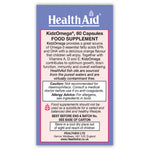 Health Aid KidzOmega, 60 Chewable Capsules | Kids Omega-3 Fish Oil with Vitamins A, D & E – product photo