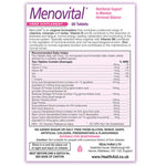 Health Aid Menovital, 60 Tablets | Vitamins, Minerals & Plant Extracts for Women – product photo