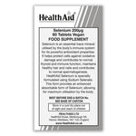 Health Aid Selenium 200µg Prolonged Release 200 µg, 60 Tablets | Prolonged-Release Selenium as Sodium Selenate – product photo