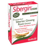 Health Aid Sibergin 2500 Siberian Ginseng 2500 mg, 30 Capsules | High-Strength Siberian Ginseng Extract
