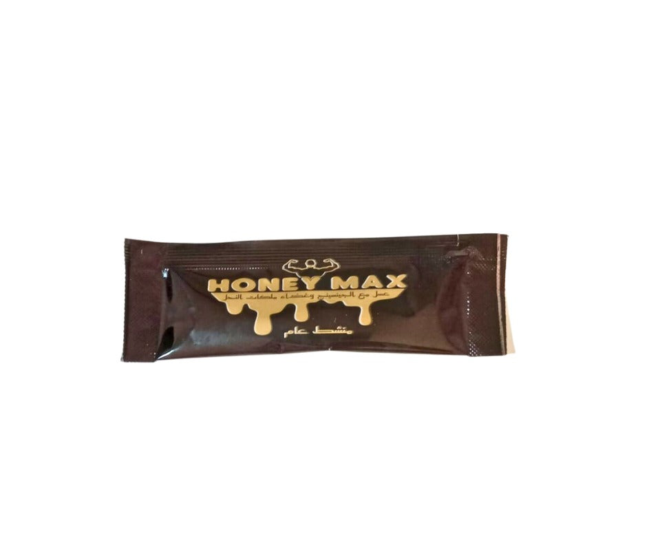 Honey MAX Honey with Royal Jelly and Ginseng, 4 Sachets – product photo