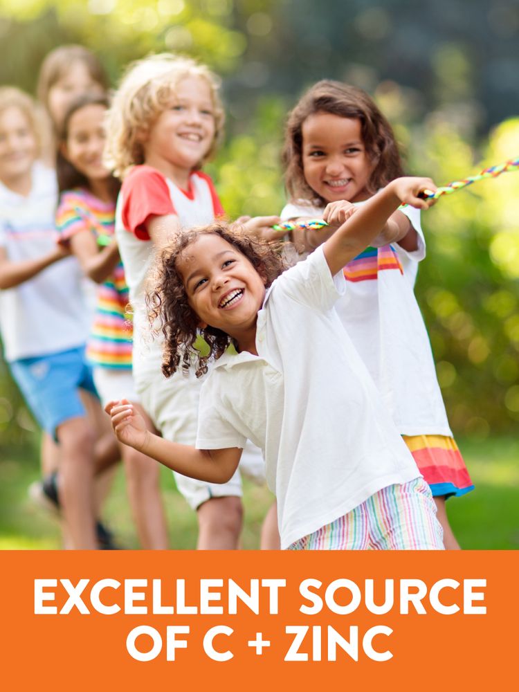 Kids Vitamin C + Zinc (Delicious Lemon - Licious)
