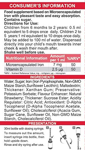 Irofix Liposomal Iron Drops, 30ml – product photo