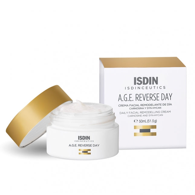 ISDIN Isdinceutics A.G.E. Reverse Day Cream 50ml | Triple-Action Anti-Ageing Care