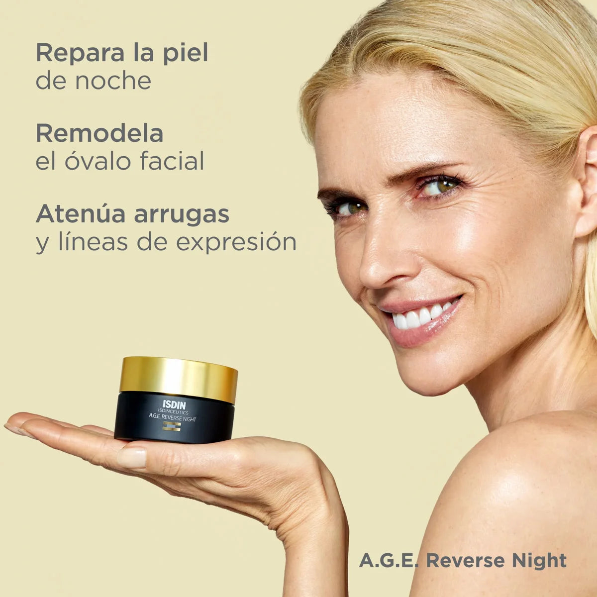 ISDIN Isdinceutics A.G.E. Reverse Night Cream 50ml | Overnight Repair for Firmer-Looking Skin – product photo