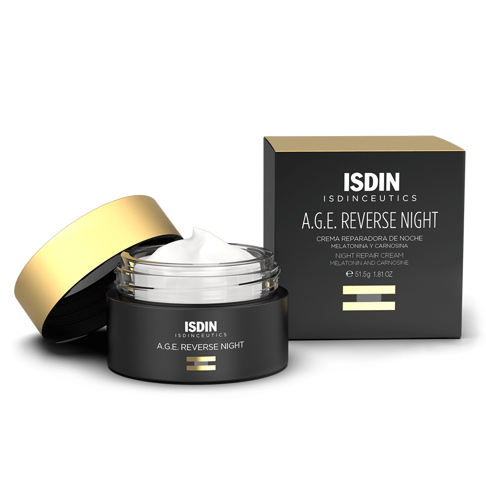 ISDIN Isdinceutics A.G.E. Reverse Night Cream 50ml | Overnight Repair for Firmer-Looking Skin