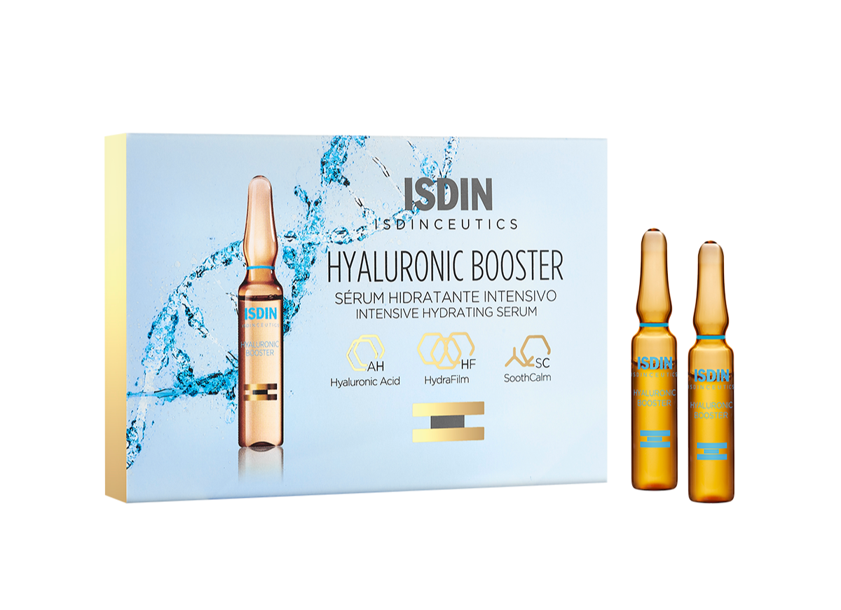 ISDIN Isdinceutics Hyaluronic Booster 10 ampoules | Intense 72-Hour Hydration