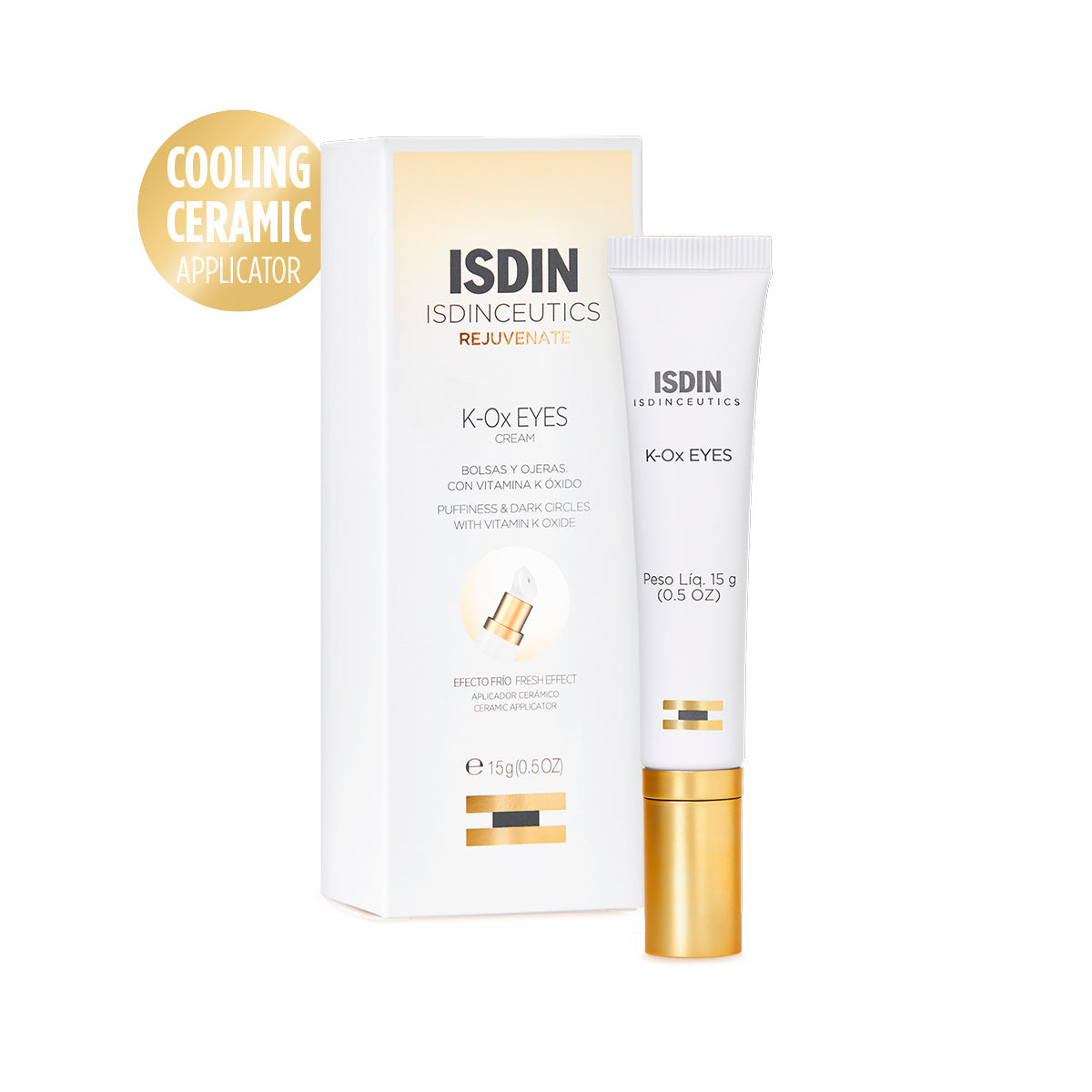 ISDIN Isdinceutics K-Ox Eyes Contour Cream 15g | Brighter, Less Puffy Eyes