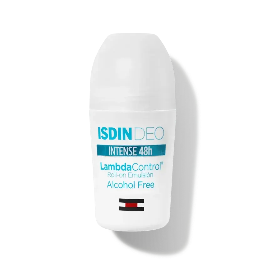 ISDIN Lambda Control Free Roll-On 50ml | 48-Hour Alcohol-Free Protection