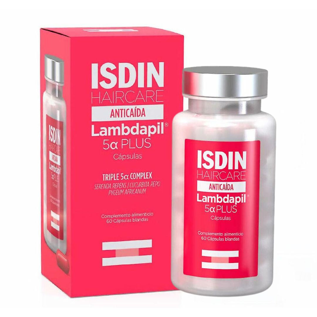 ISDIN Lambdapil Hair Density Capsules, 60 Capsules | Biotin & Zinc for Normal Hair