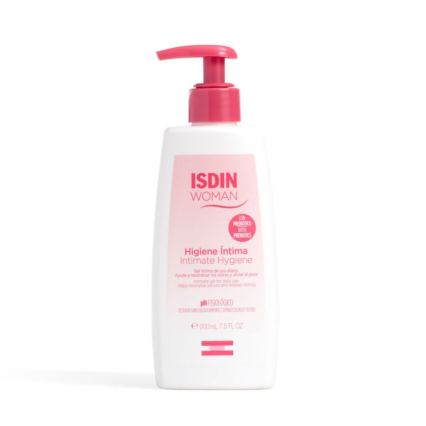 ISDIN Woman Intimate Hygiene Cleansing Gel 200ml | Fresh, Balanced Intimate Care