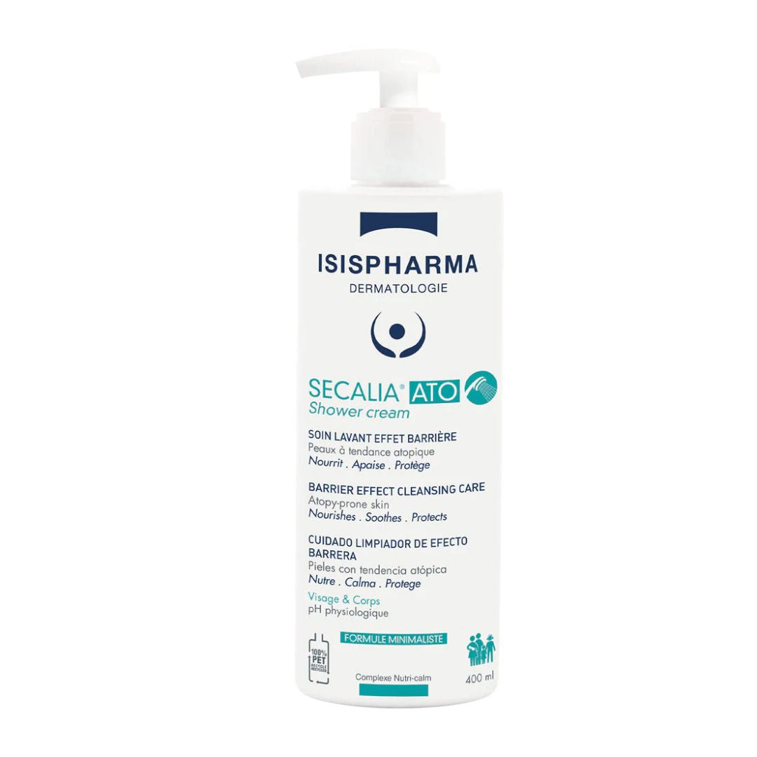 ISIS Pharma Secalia ATO Shower Cream 400ml | Gentle Soap-Free Shower Cream