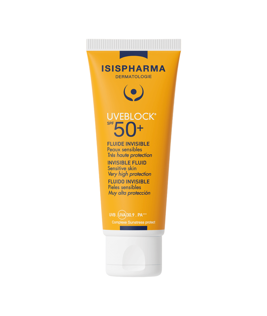 ISIS Pharma Uveblock SPF50+ Invisible Fluid 40ml | Invisible SPF 50+ Fluid