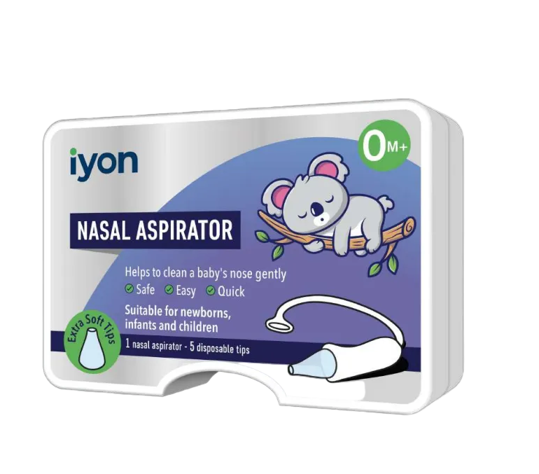 Iyon Manual Nasal Aspirator with 5 Disposable Tips