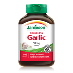Jamieson Odourless Garlic 500 mg, 100 Softgels | Deodorised Garlic Extract