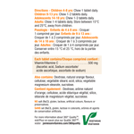Jamieson Vitamin C Chewable Tangy Orange 500 mg, 100 Chewable Tablets | Chewable Vitamin C, Tangy Orange Flavour – product photo