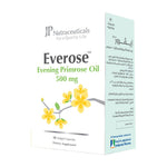 JP Nutraceuticals Everose Evening Primrose Oil 500 mg, 60 Softgels