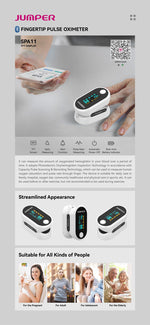 Jumper Fingertip Pulse Oximeter SPA11 with Bluetooth – product photo