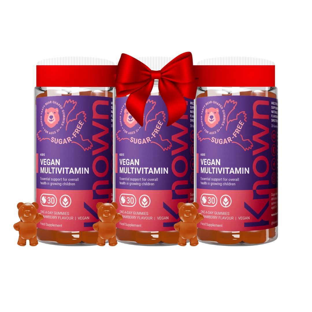 Kids Vegan Multivitamin - 30 Gummies 🇬🇧 (3 Packs Offer)