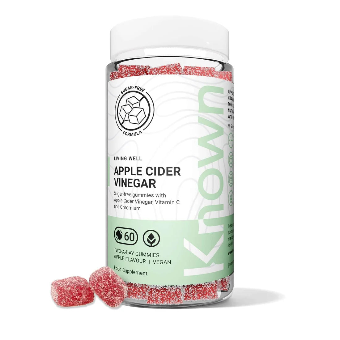 Known Nutrition Apple Cider Vinegar Gummies, Sugar Free