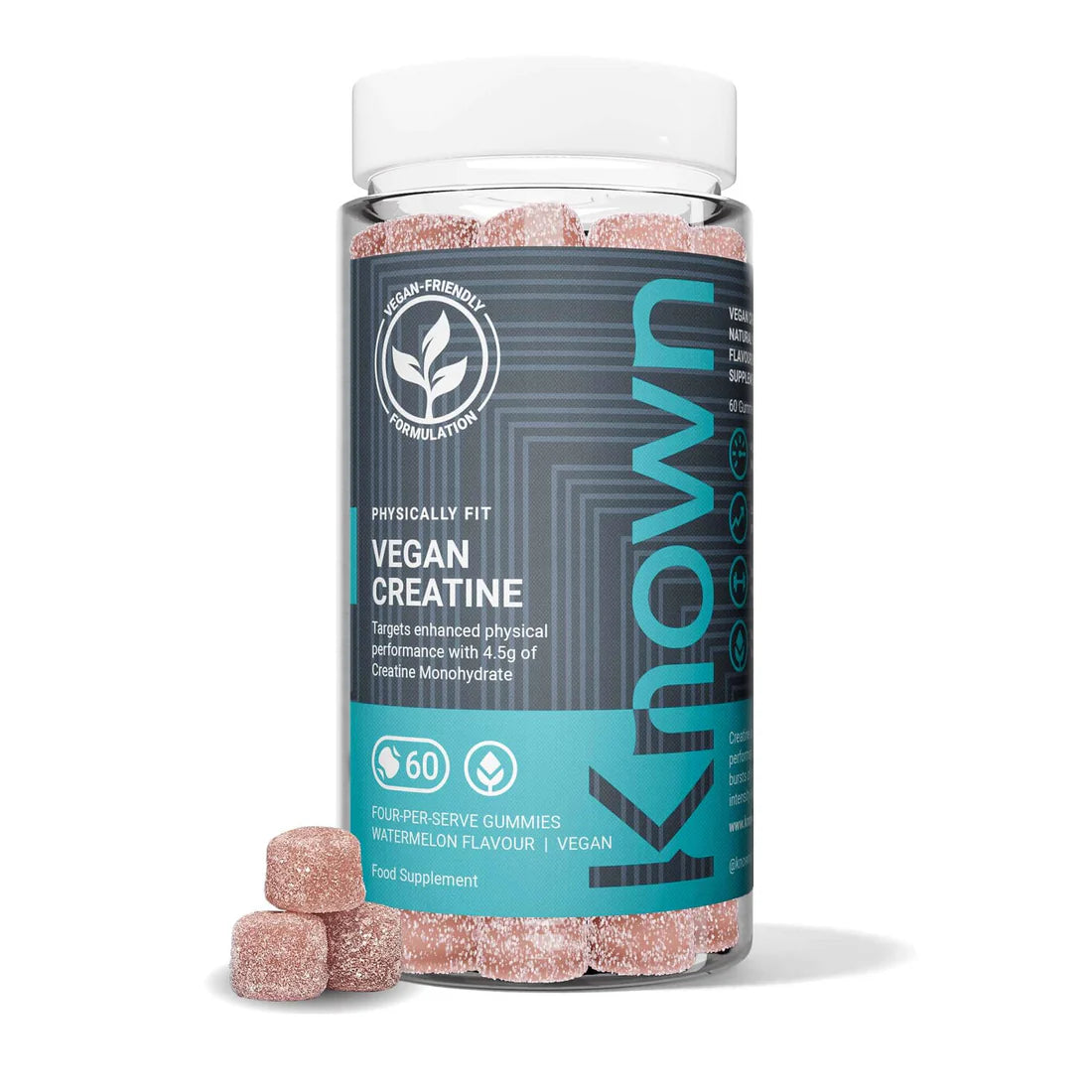 Known Nutrition Creatine 4.5 g, 60 Gummies | 4.5 g Creatine Monohydrate Gummies – product photo