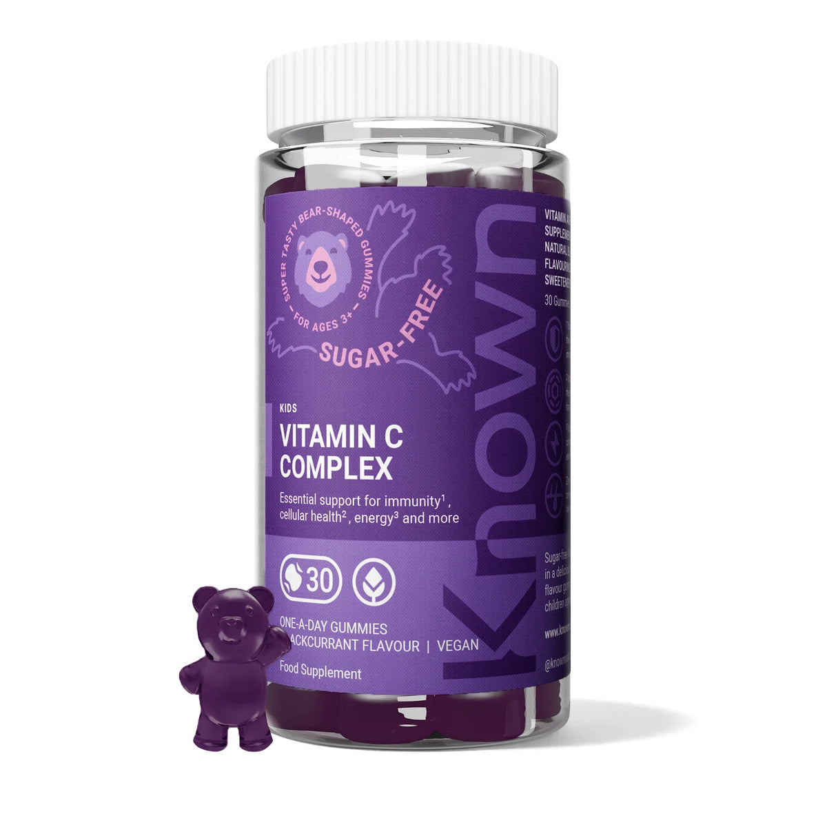Known Nutrition Kids Vitamin C Complex, 30 Gummies