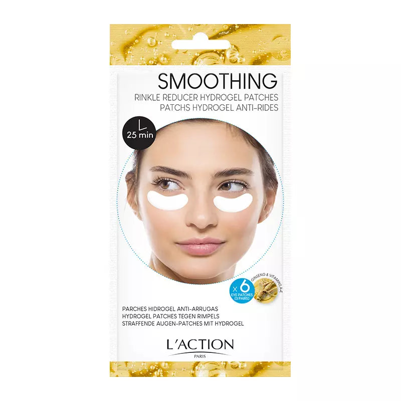 L'Action Wrinkles Reducer Eye Patches 3 pairs | Smoothing Hydrogel Eye Patches