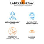 La Roche-Posay Anthelios Invisible Fluid Facial Sunscreen 50ml | Invisible SPF 50+ Protection – product photo