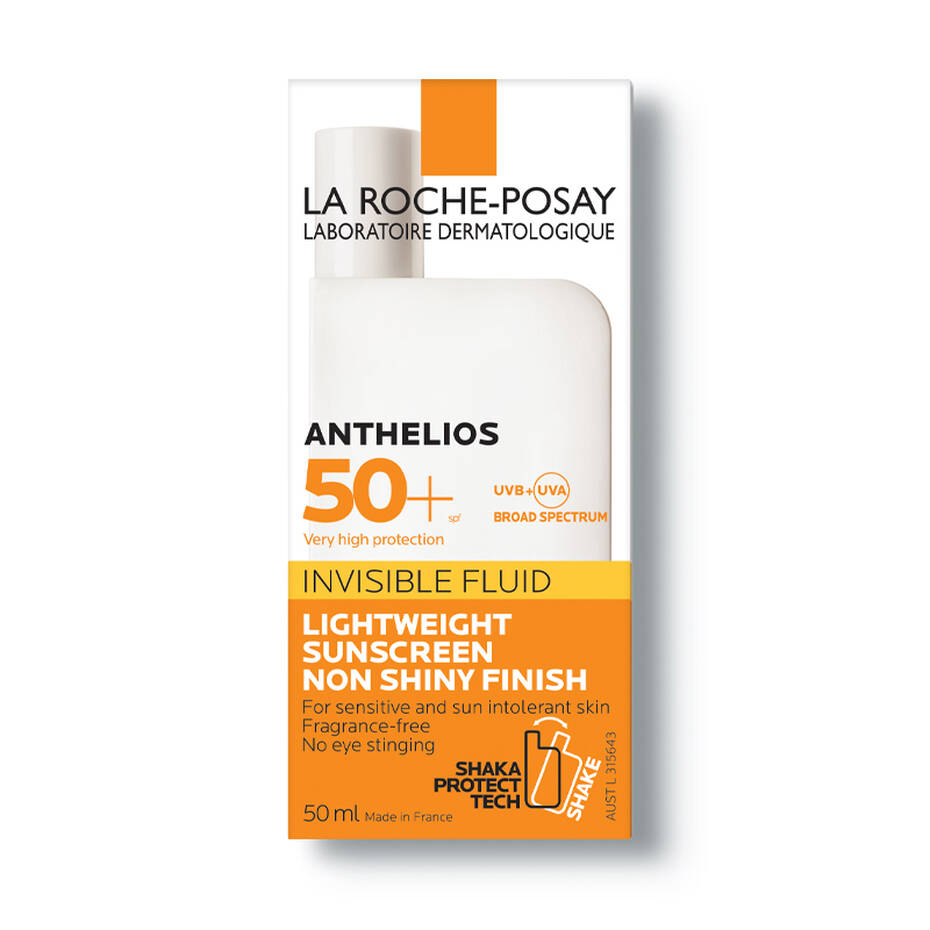 La Roche-Posay Anthelios Invisible Fluid Facial Sunscreen 50ml | Invisible SPF 50+ Protection – product photo